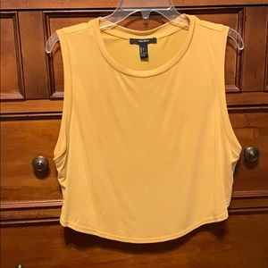 Yellow tank top from Forever 21
